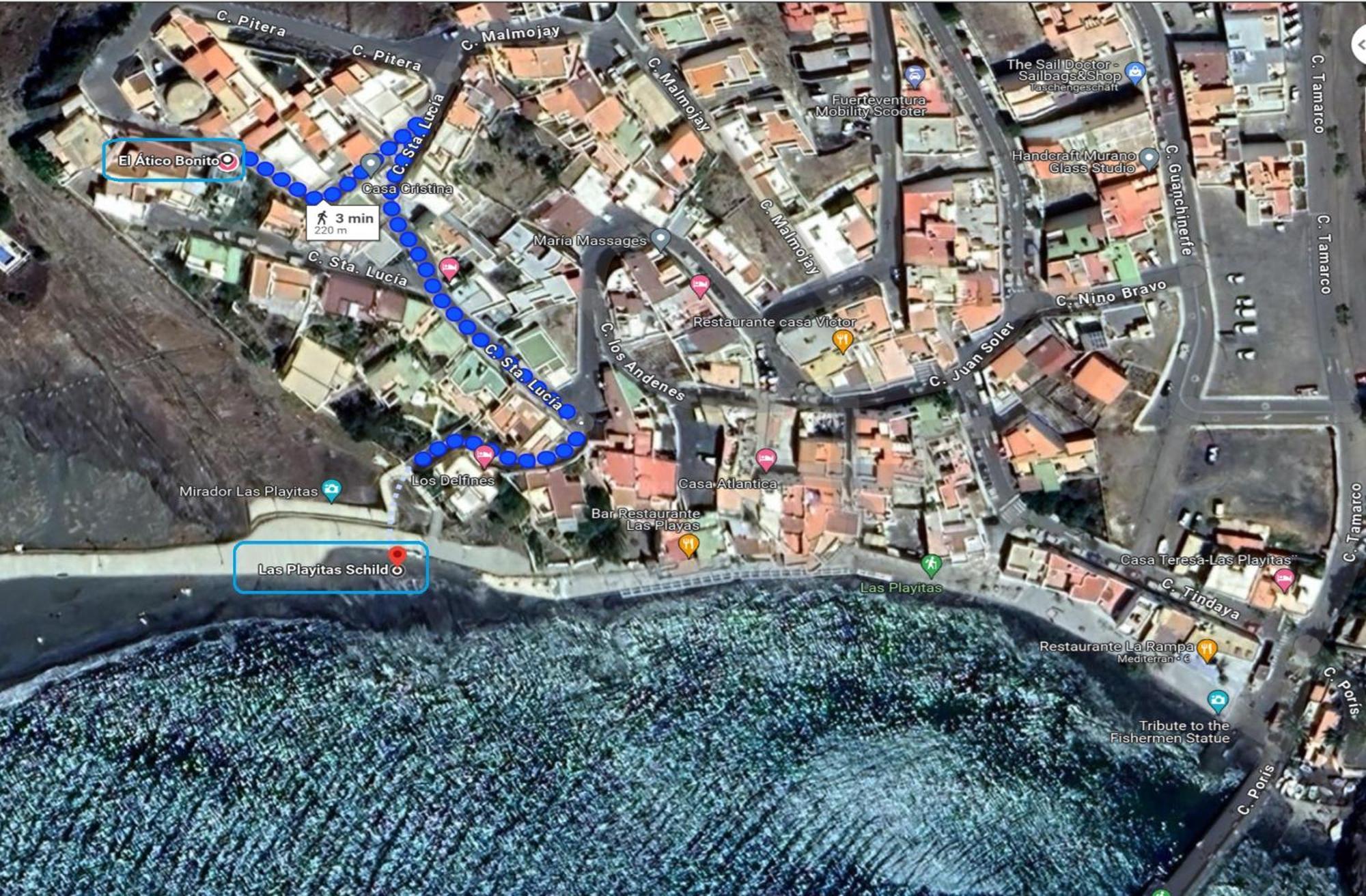 El Atico Bonito Apartment Las Playas Luaran gambar